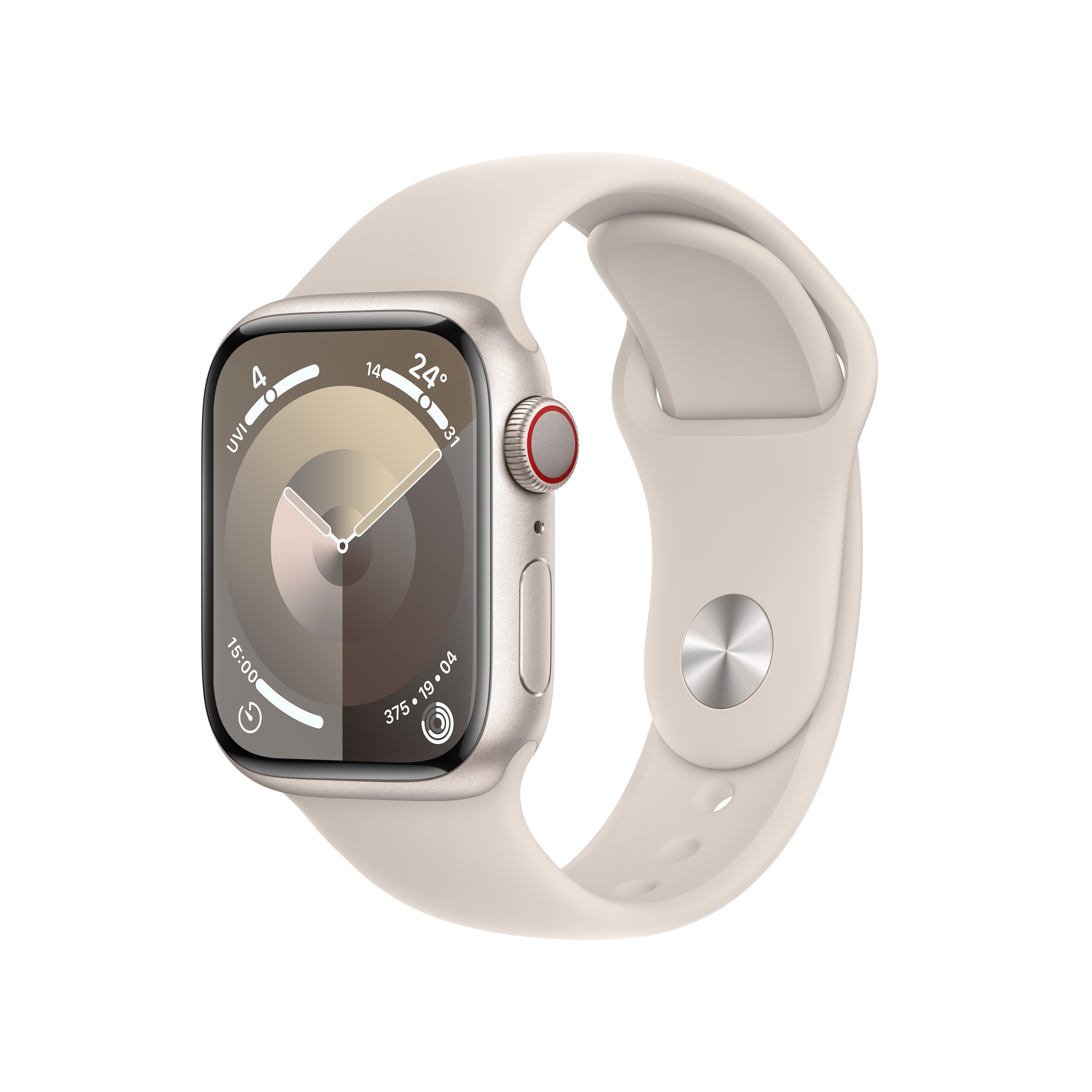 Apple Watch Series 9 (GPS + 流動網絡) 41 毫米鋁金屬錶殼, , large image number 0