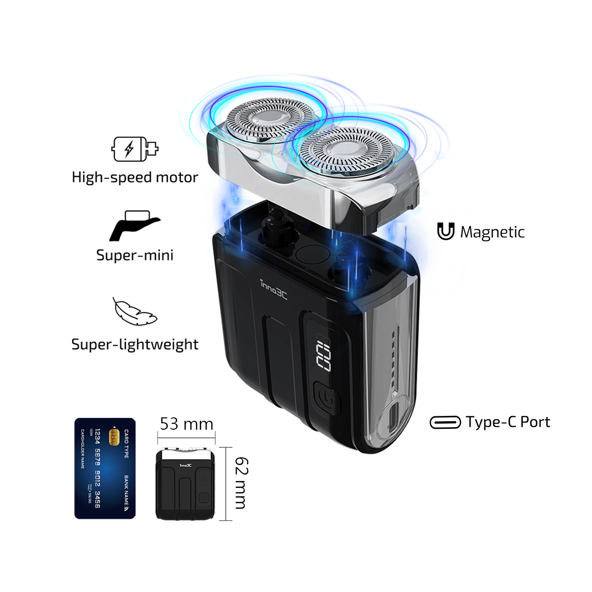 inno3C i-PS1 迷你便攜鬚刨