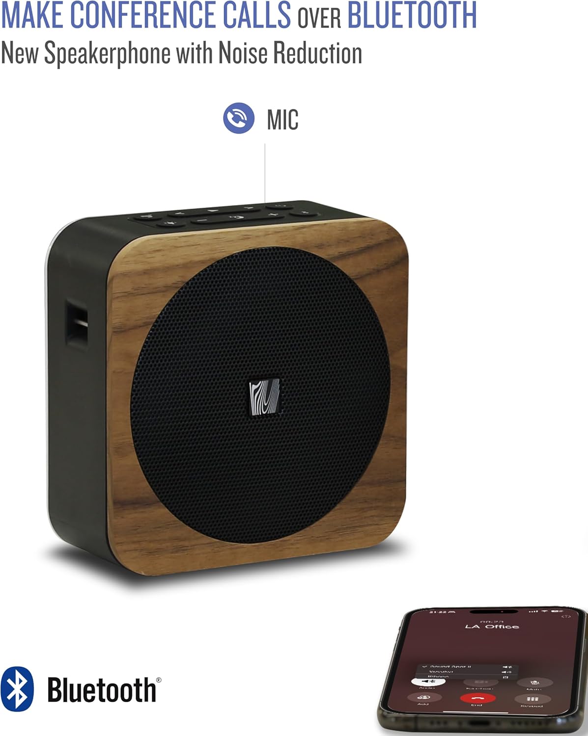 SOUNDFREAQ Sound Spot II 便攜式藍牙喇叭 黑色 image number 1