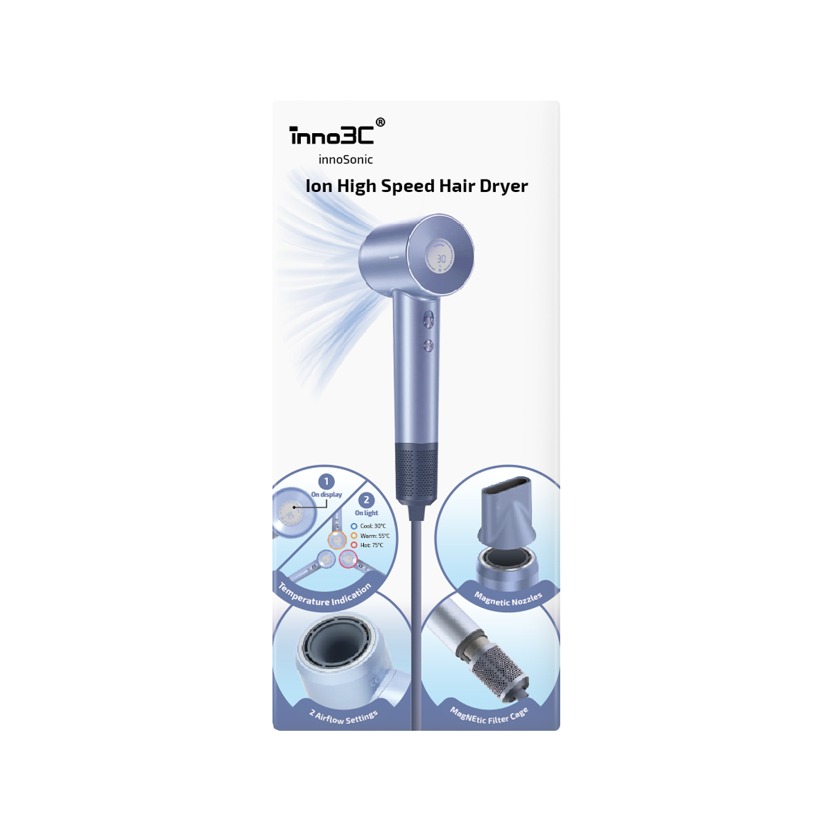 inno3C i-HD10 High Speed Ion Hair Dryer, , large image number 5