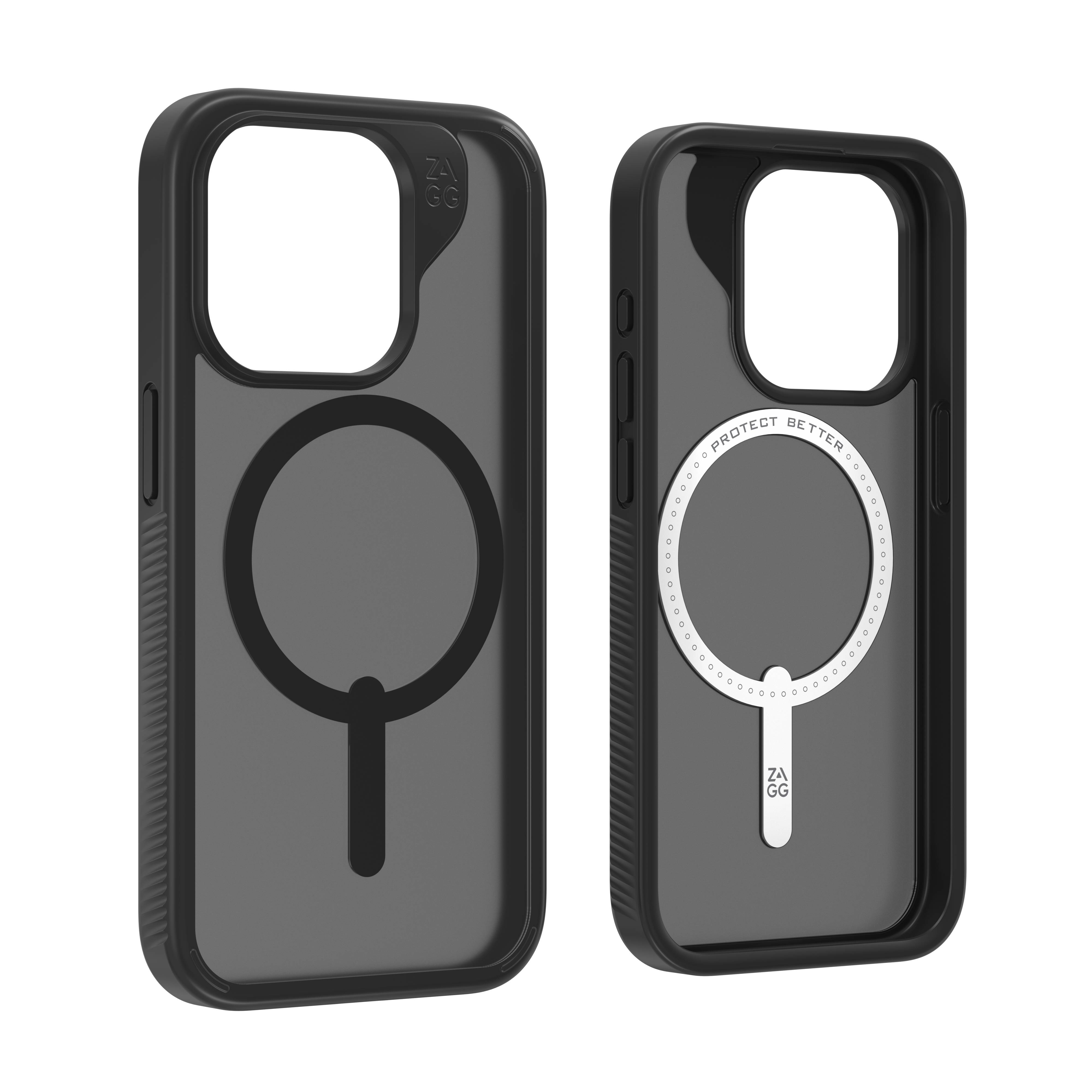 ZAGG Essential Hampton Snap Case (MagSafe) iPhone 15 Pro Matte Black, , large image number 2