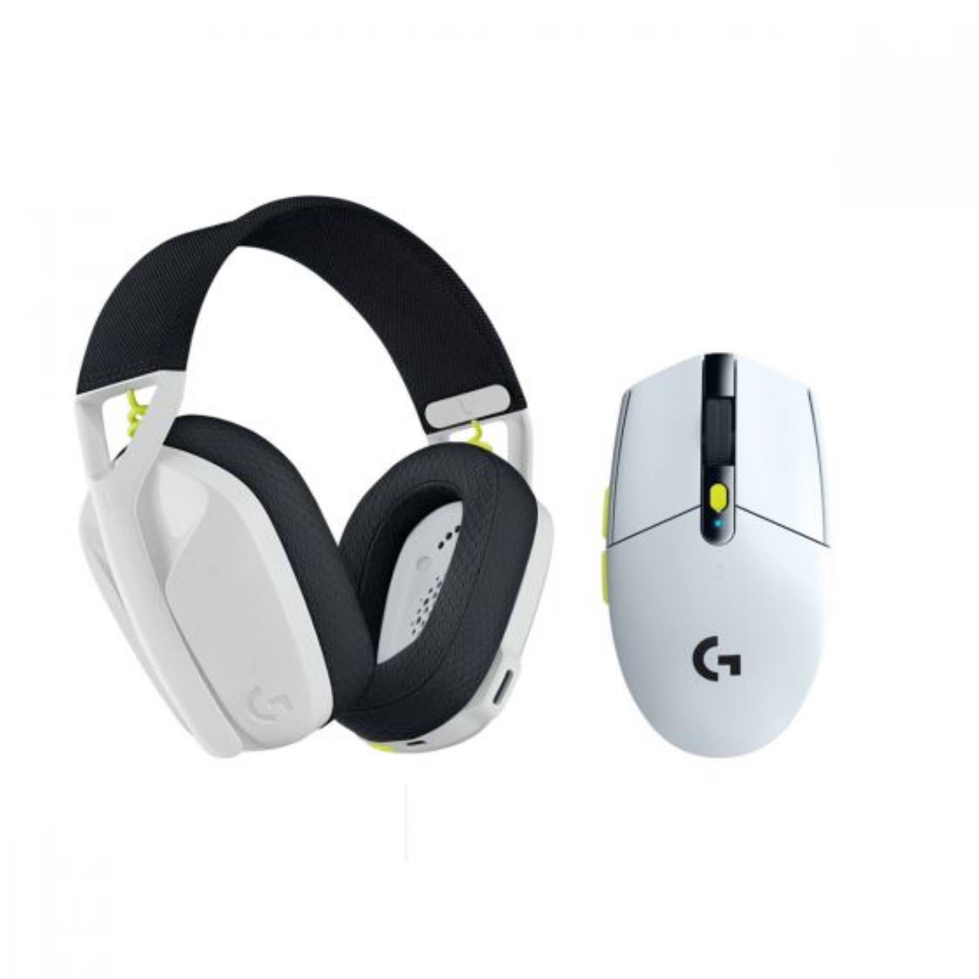 Logitech G304 & G435無線電競套裝 (滑鼠 + 耳機) (白色)