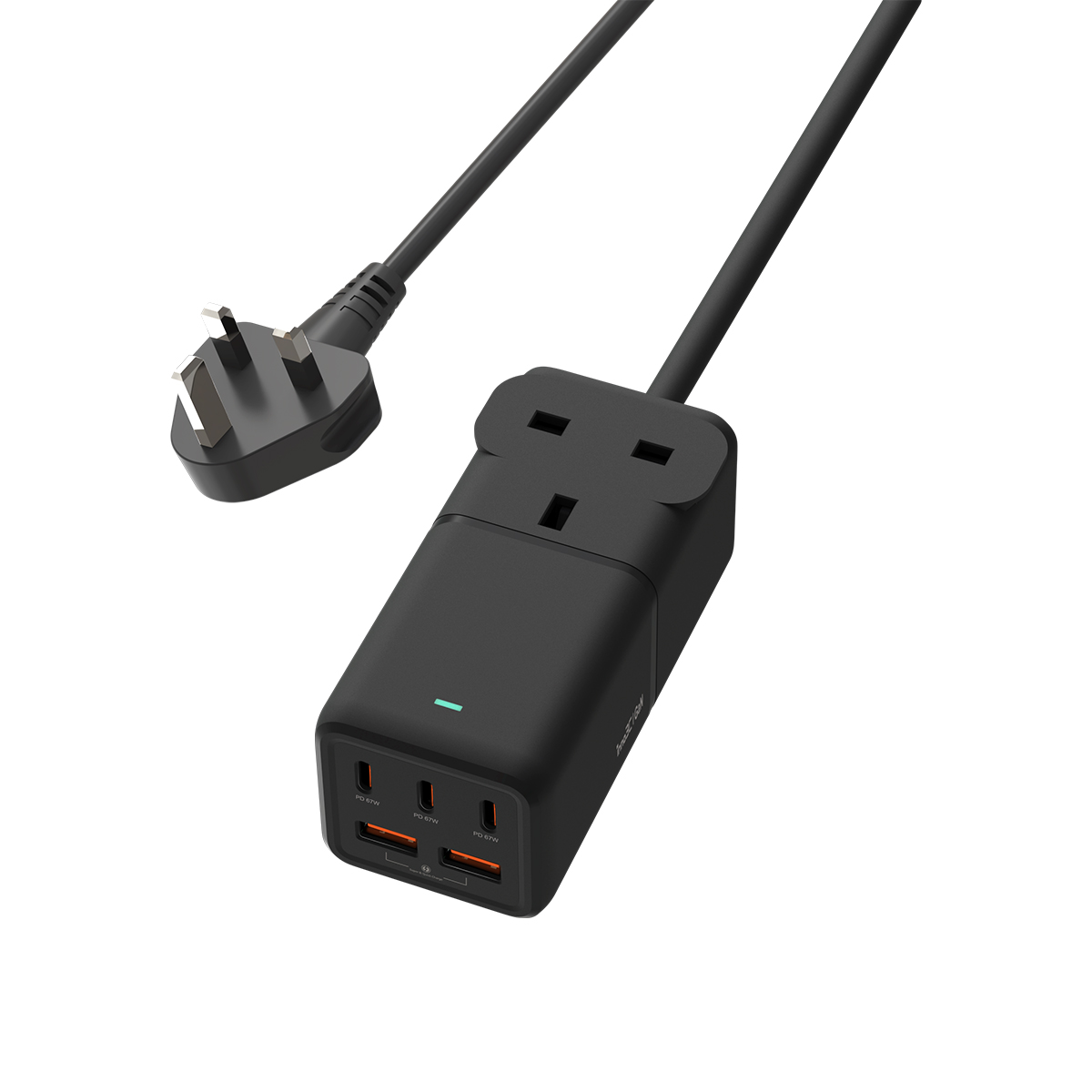 inno3C i-AC75W 桌面電源插座連75W GaN充電器