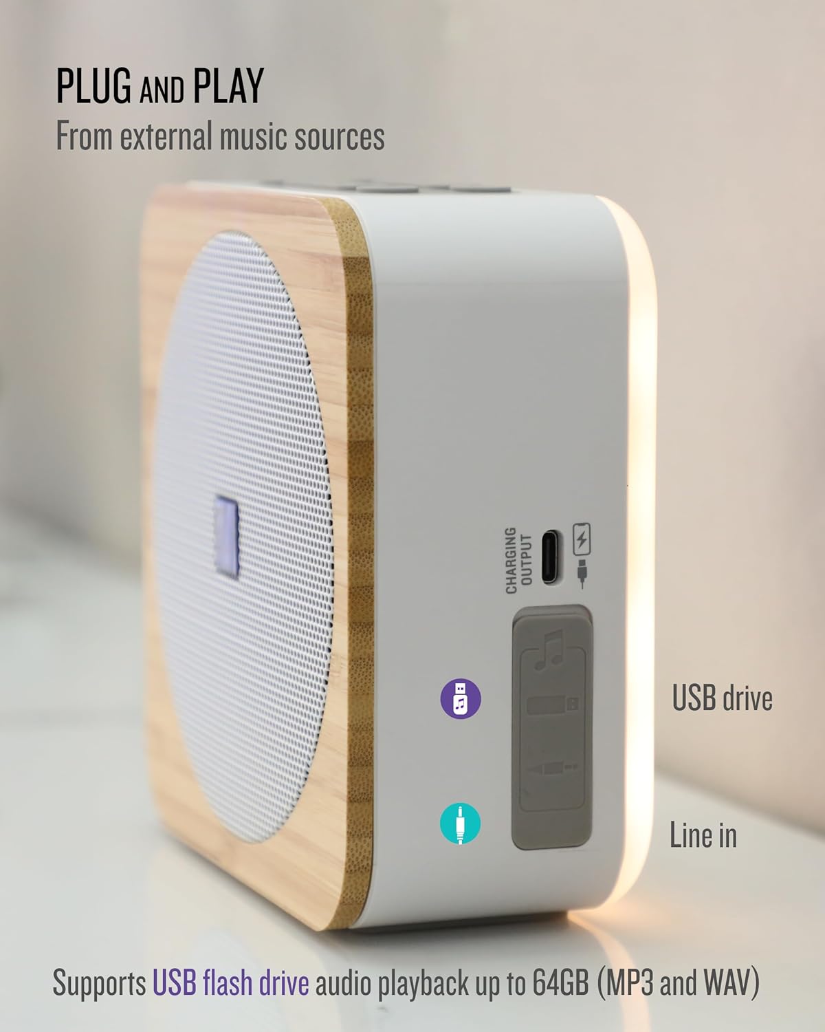 SOUNDFREAQ Sound Spot II 便攜式藍牙喇叭 白色 image number 2