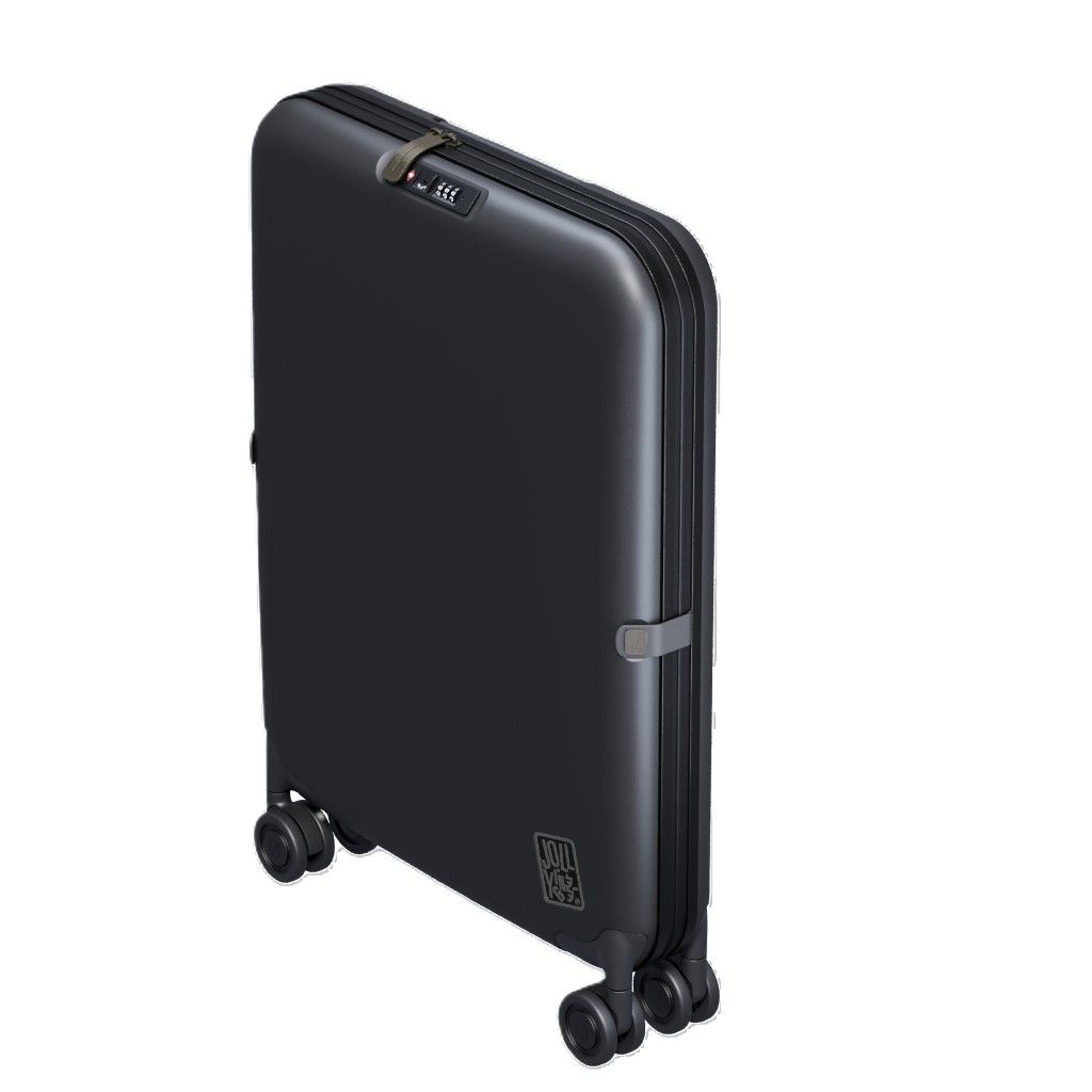 Jollying Pebble30 摺疊式瘦身行李箱 30吋-黑 image number 3