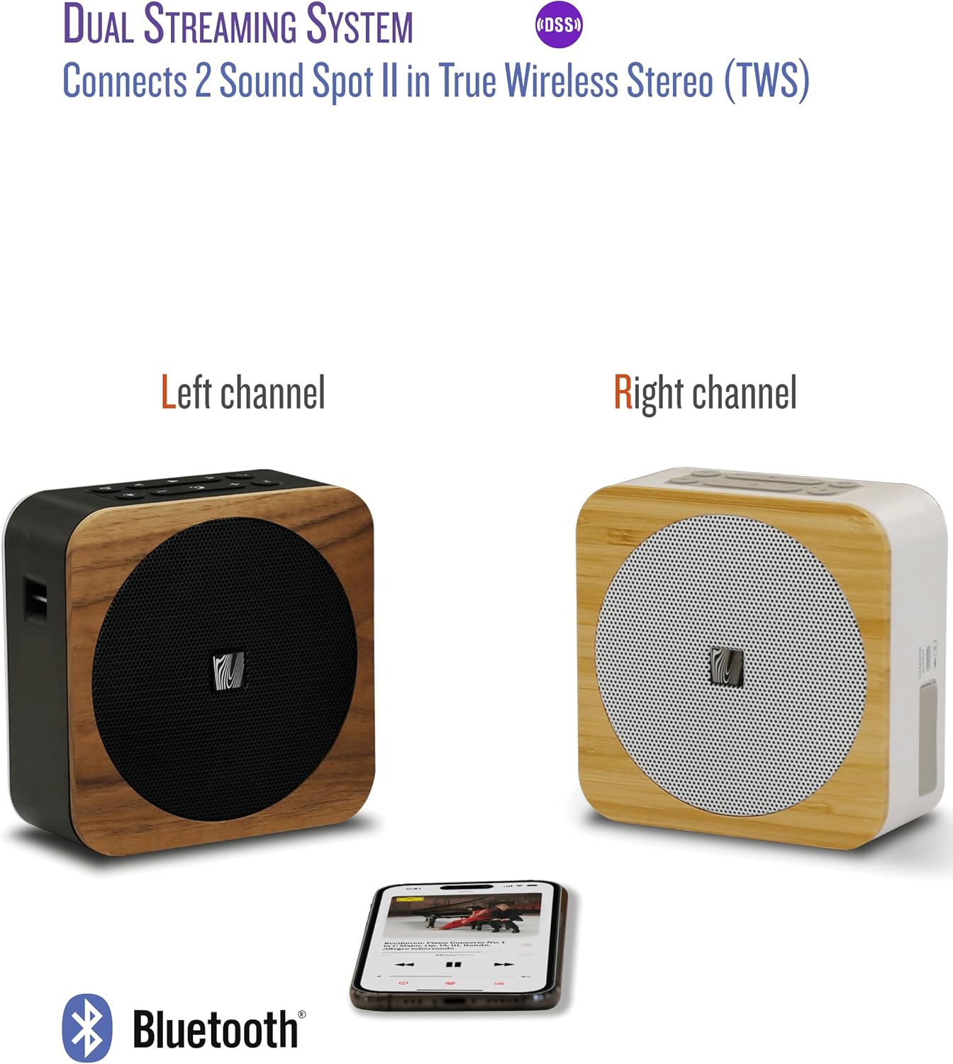SOUNDFREAQ Sound Spot II 便攜式藍牙喇叭 白色 image number 5