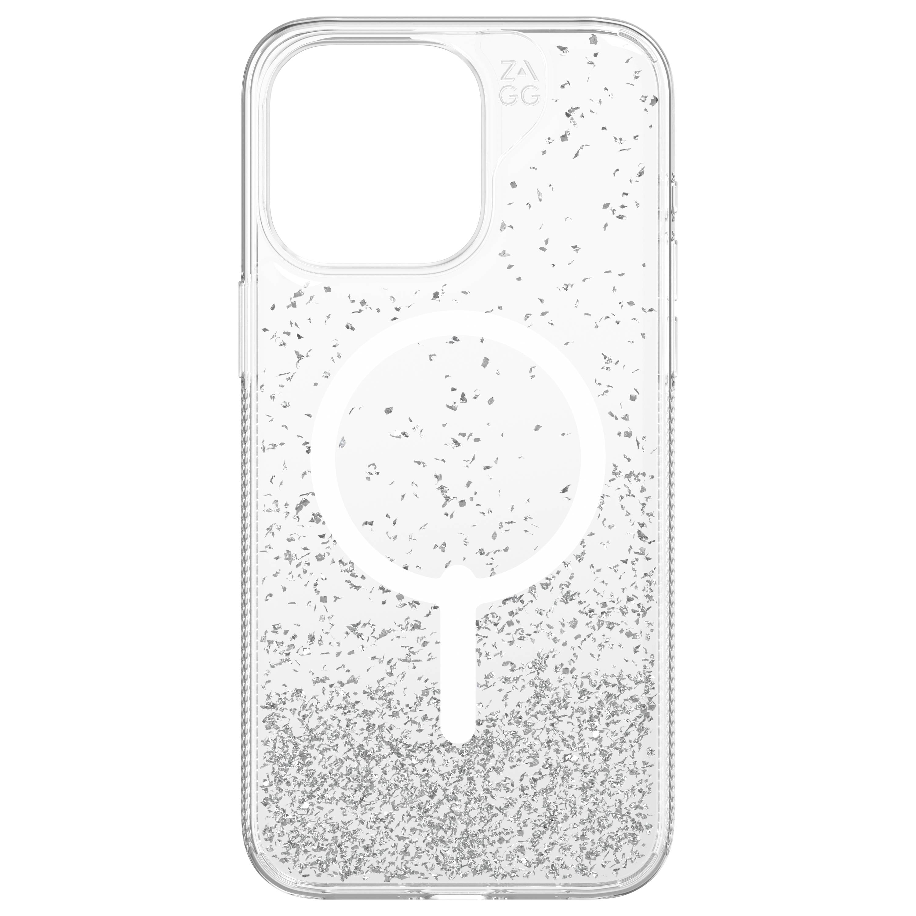 ZAGG Essential Glitter Snap Case (MagSafe) iPhone 15 Pro Max 透明閃光 image number 0