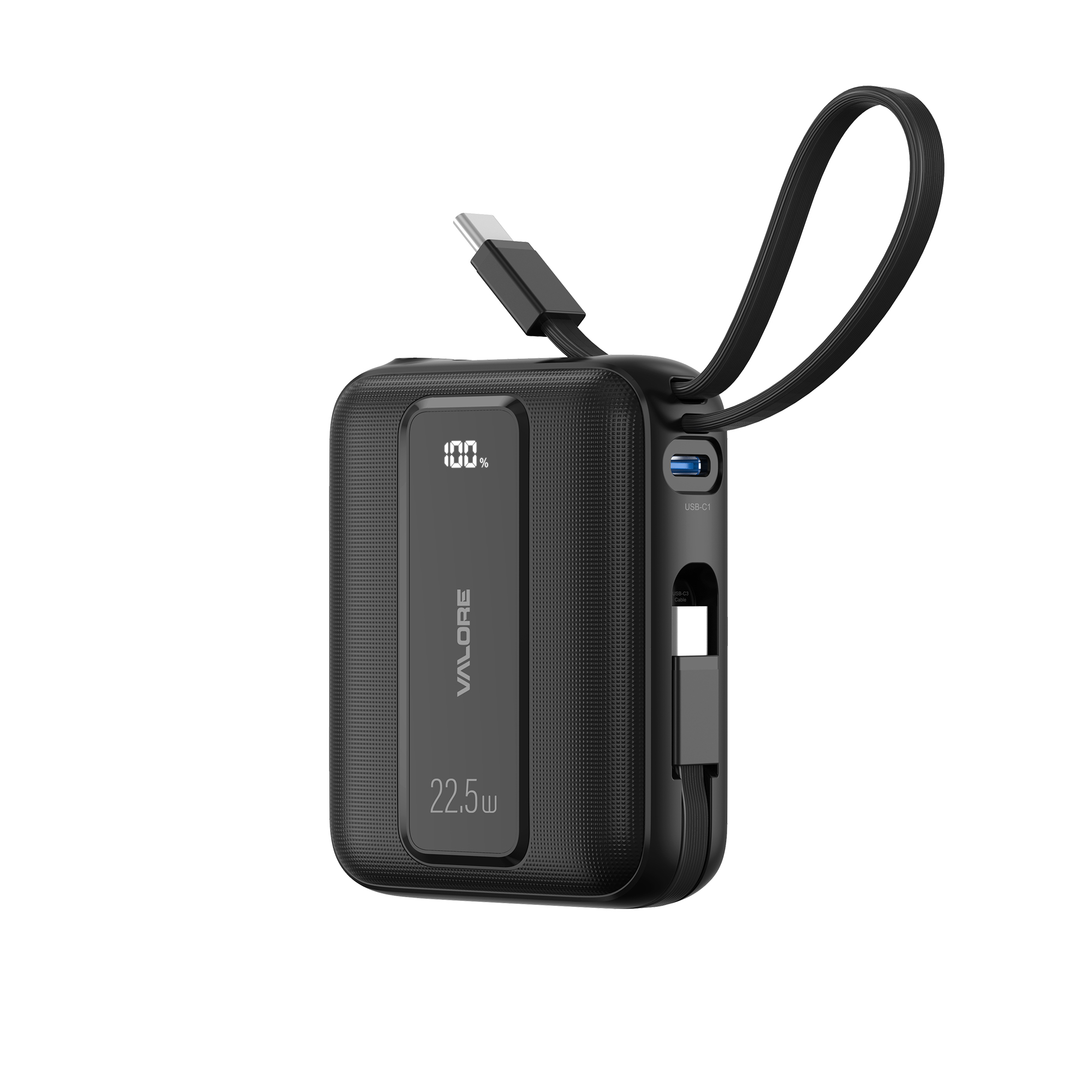 Valore - (PD66) 22.5W 10000mAh Power Bank  - Black