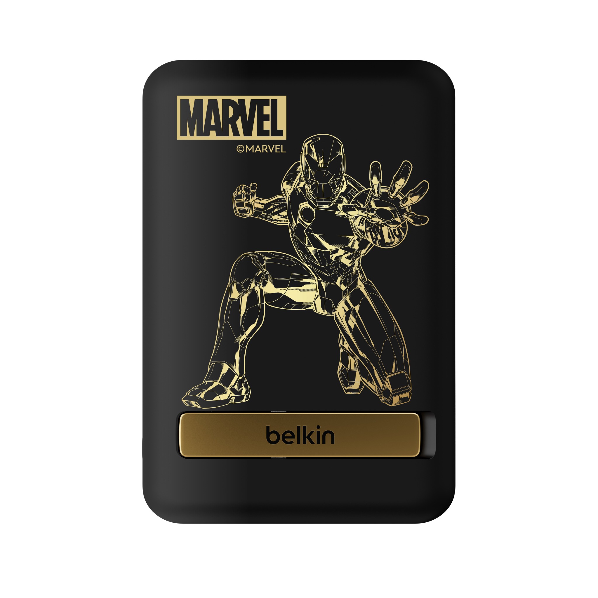 Belkin - BoostCharge Magnetic Wireless Power Bank 5K + Stand (Disney Collection)  ( Iron Man)