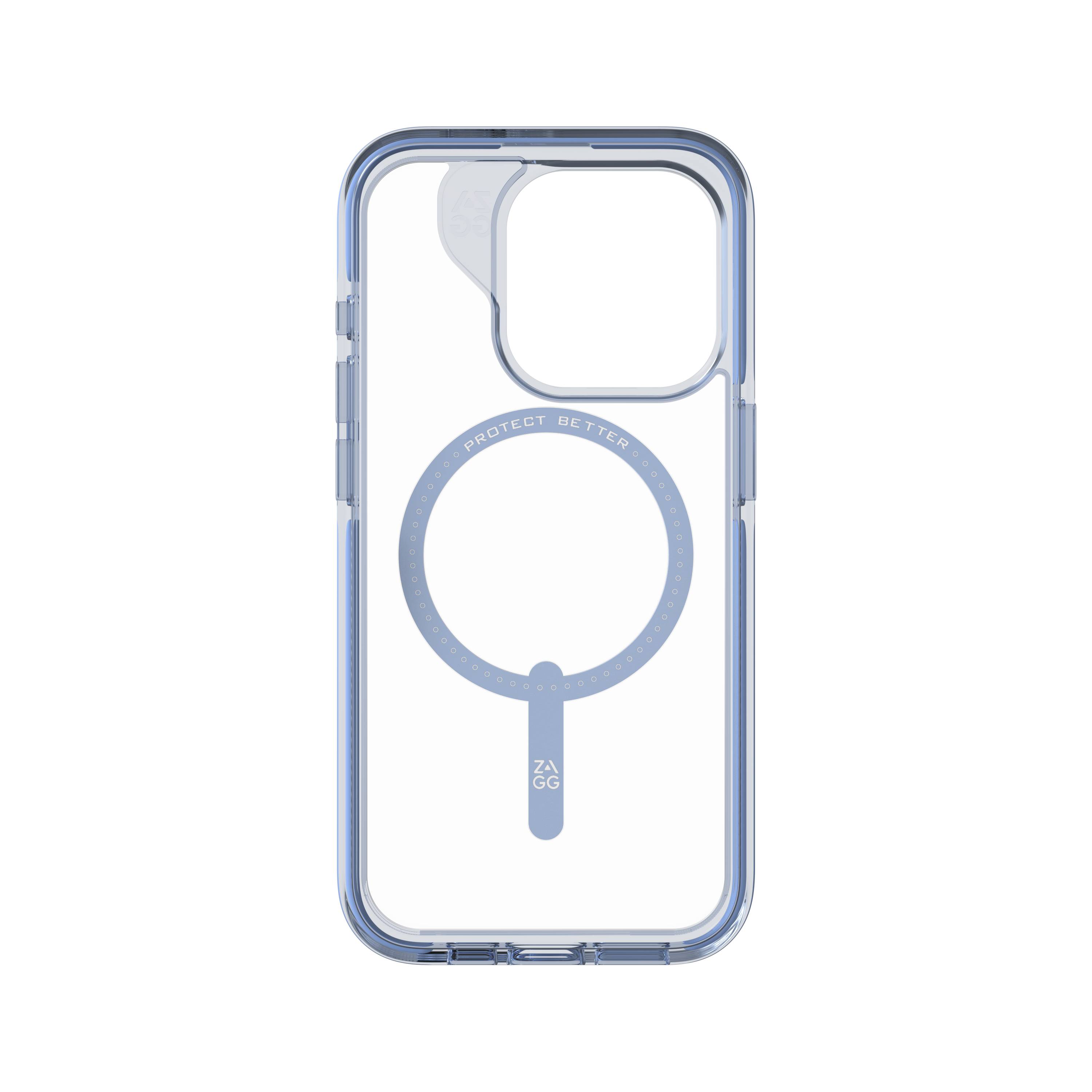 ZAGG Santa Cruz Snap Case (MagSafe) iPhone 15 Pro ClearBlue, Clear Blue, large image number 0