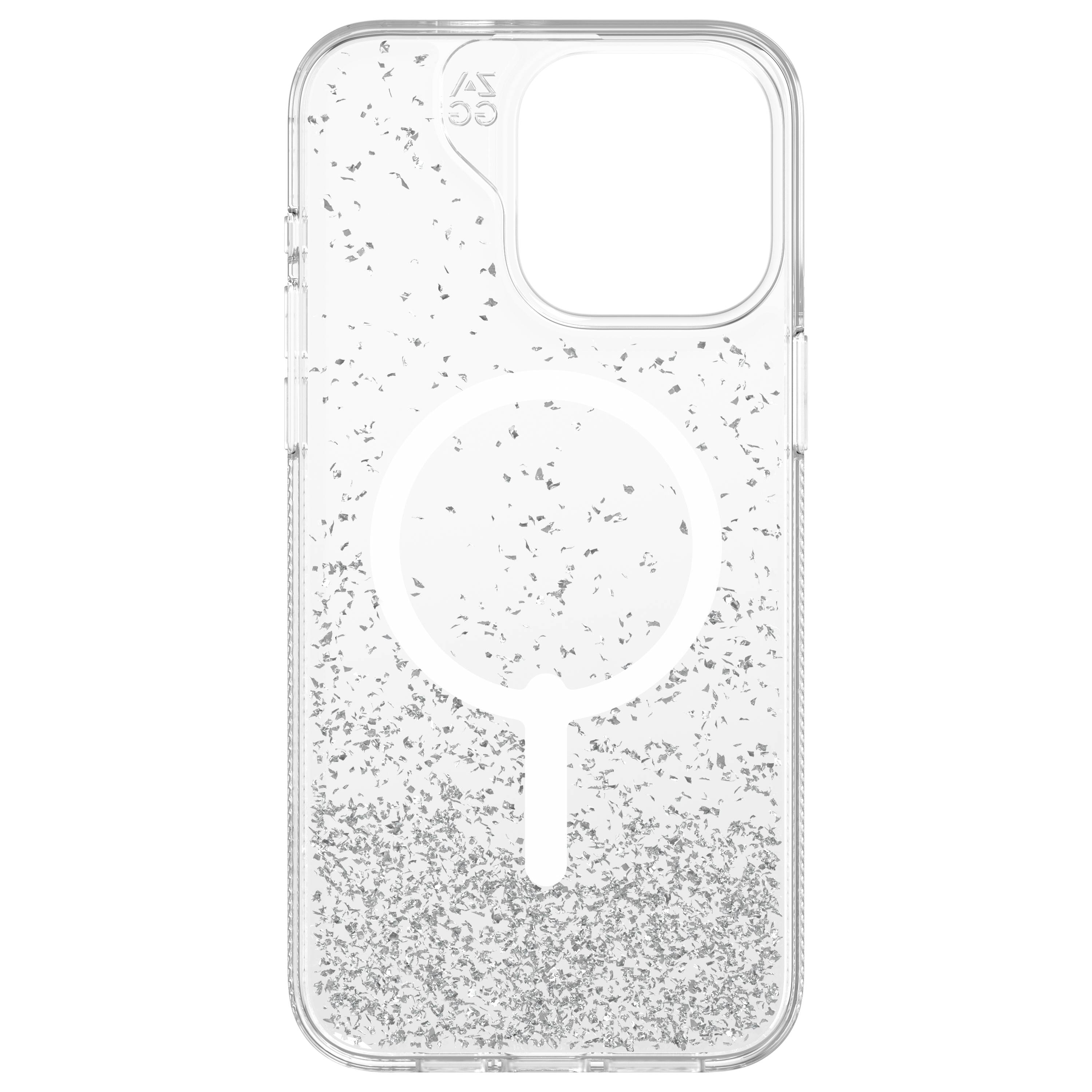 ZAGG Essential Glitter Snap Case (MagSafe) iPhone 15 Pro Max 透明閃光 image number 1