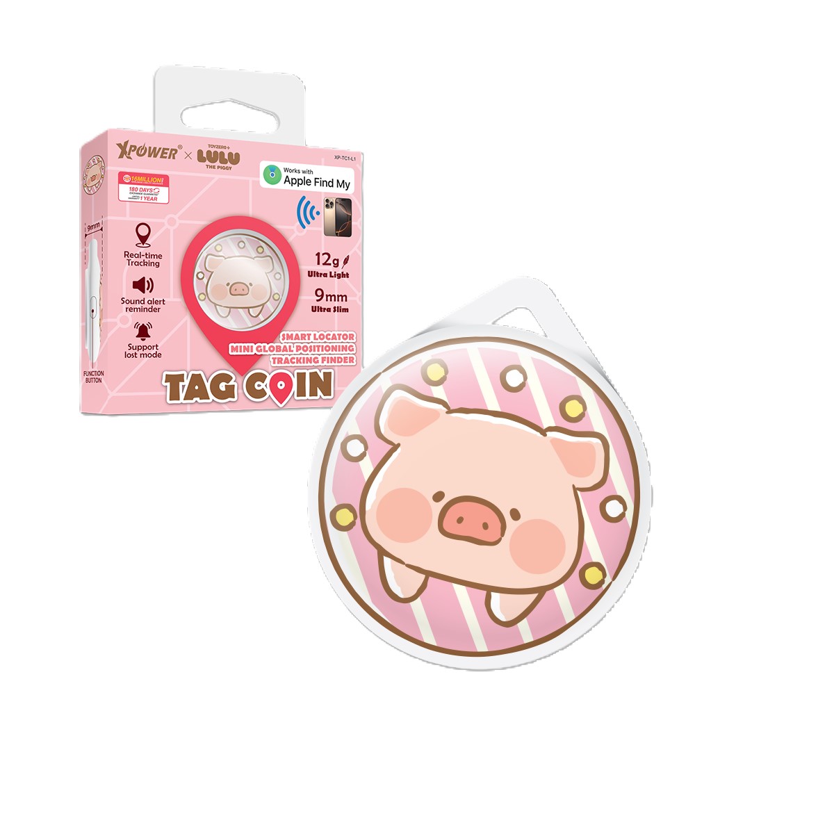 XPower x Lulu The Piggy Tag Coin