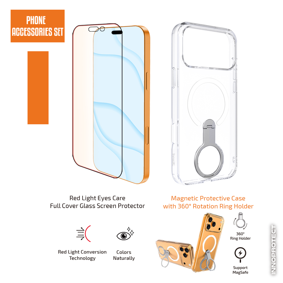 inno3C Accessories Set for iPhone 17 Pro