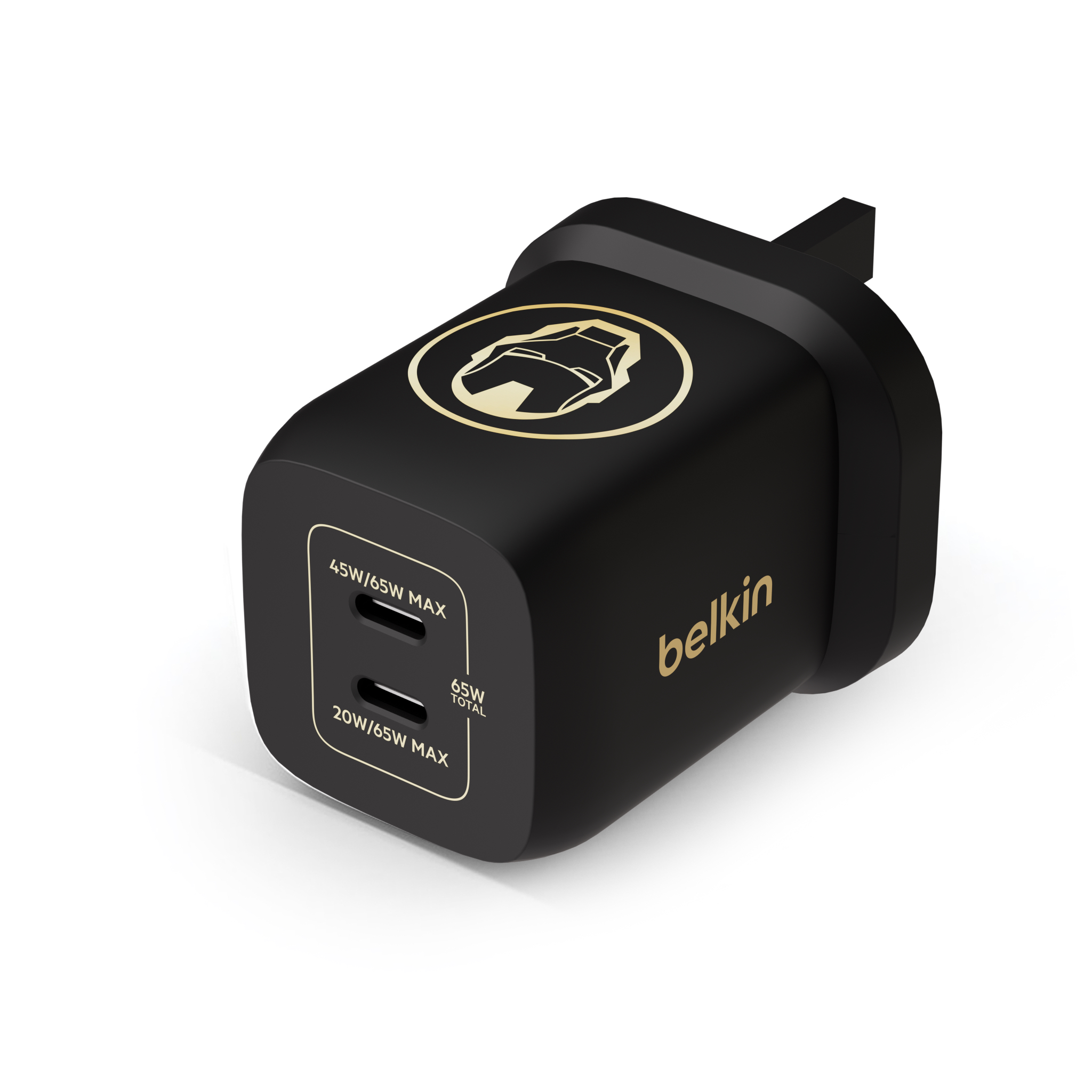 Belkin - BoostCharge Pro 雙 USB-C® GaN PPS 65W 快速家用式充電器 (迪士尼系列, 迪士尼一百周年 ) (鐵甲奇俠), , large image number 0