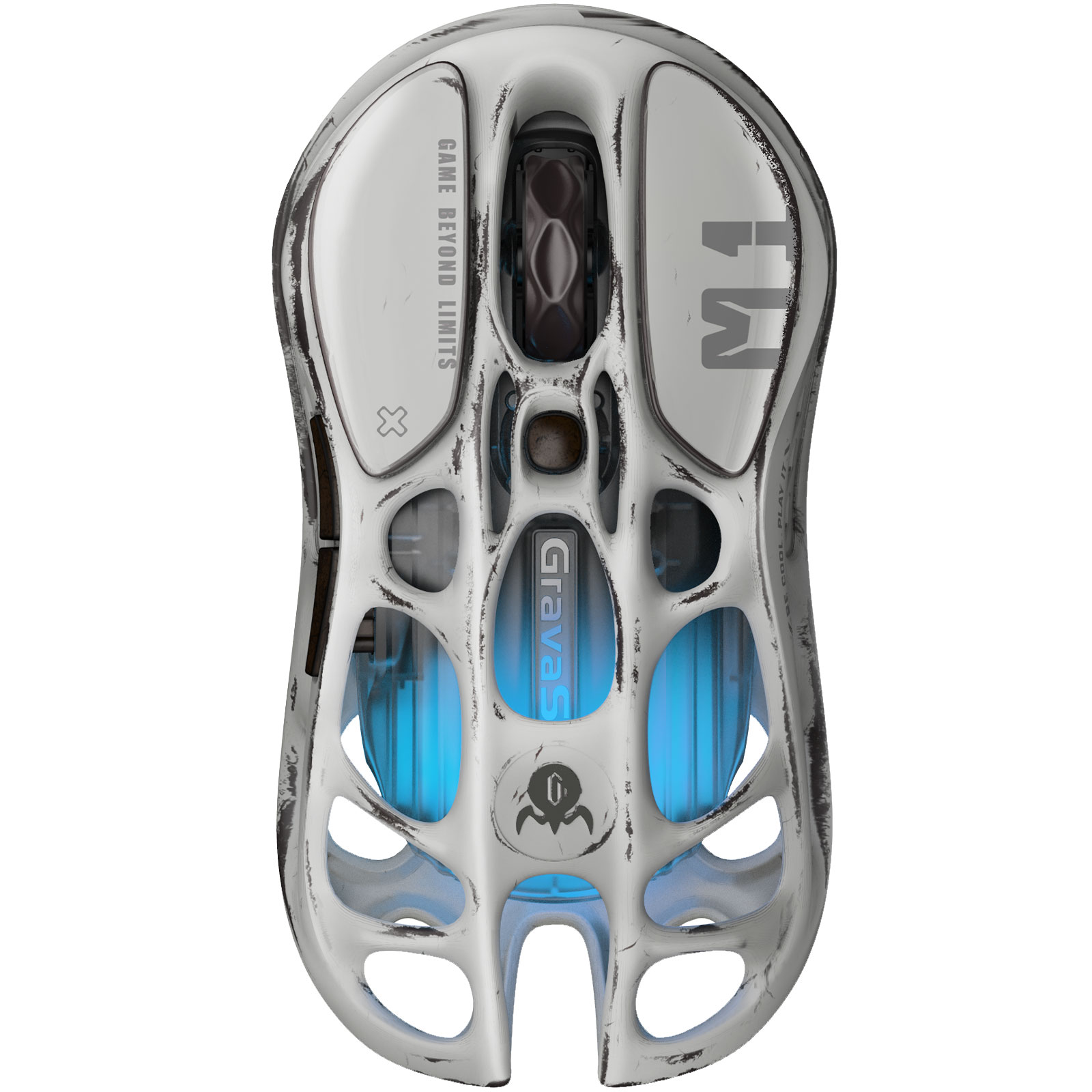 Gravastar Mercury Wireless Gaming Mouse M1 Pro - War Damaged Mist, , large image number 1