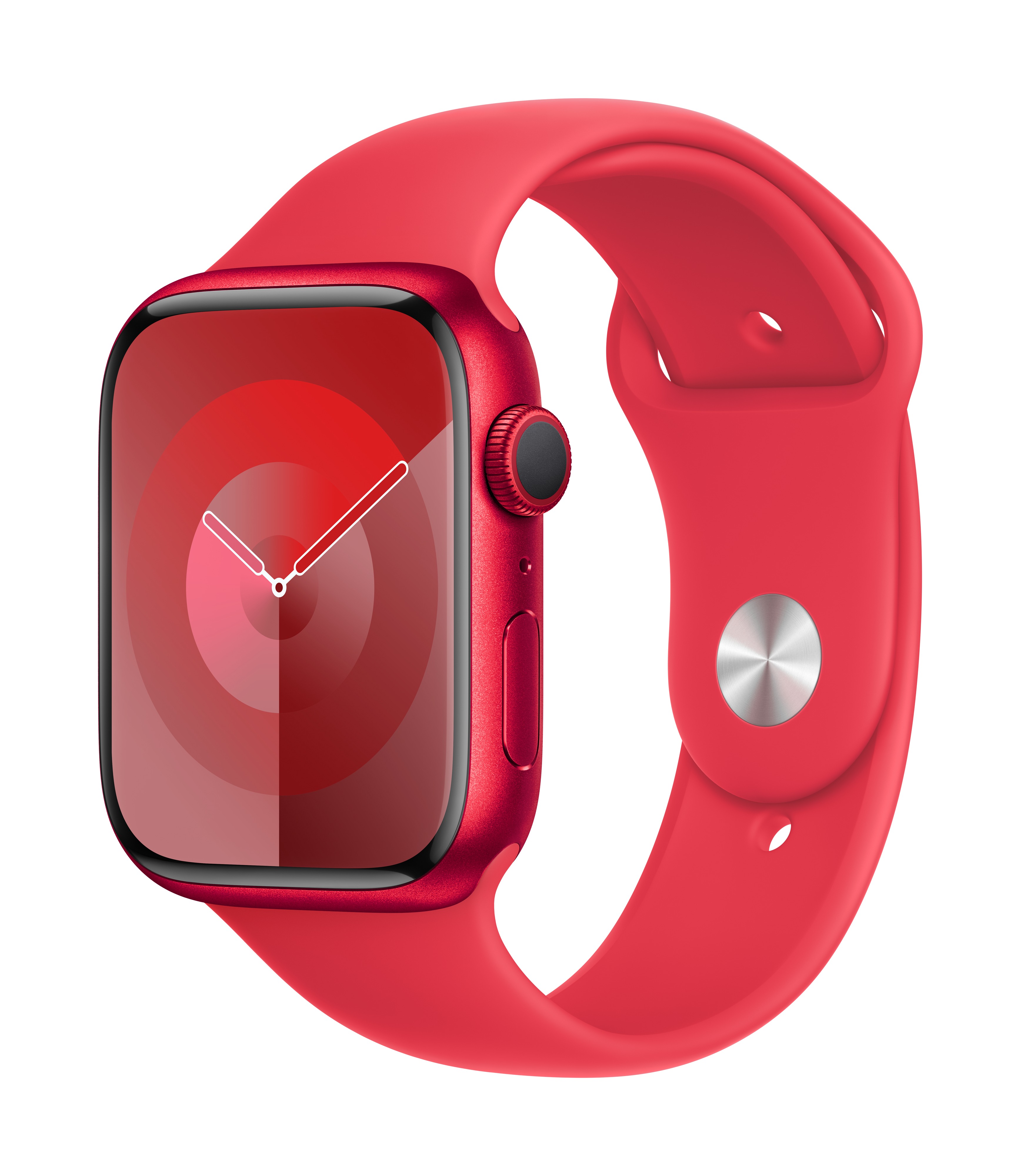 Apple Watch Series 9 (GPS + 流動網絡) 45 毫米 (PRODUCT)RED 鋁金屬錶殼及(PRODUCT)RED 運動錶帶 - M/L, (PRODUCT)RED 鋁金屬錶殼及(PRODUCT)RED 運動錶帶 - M/L, large image number 0