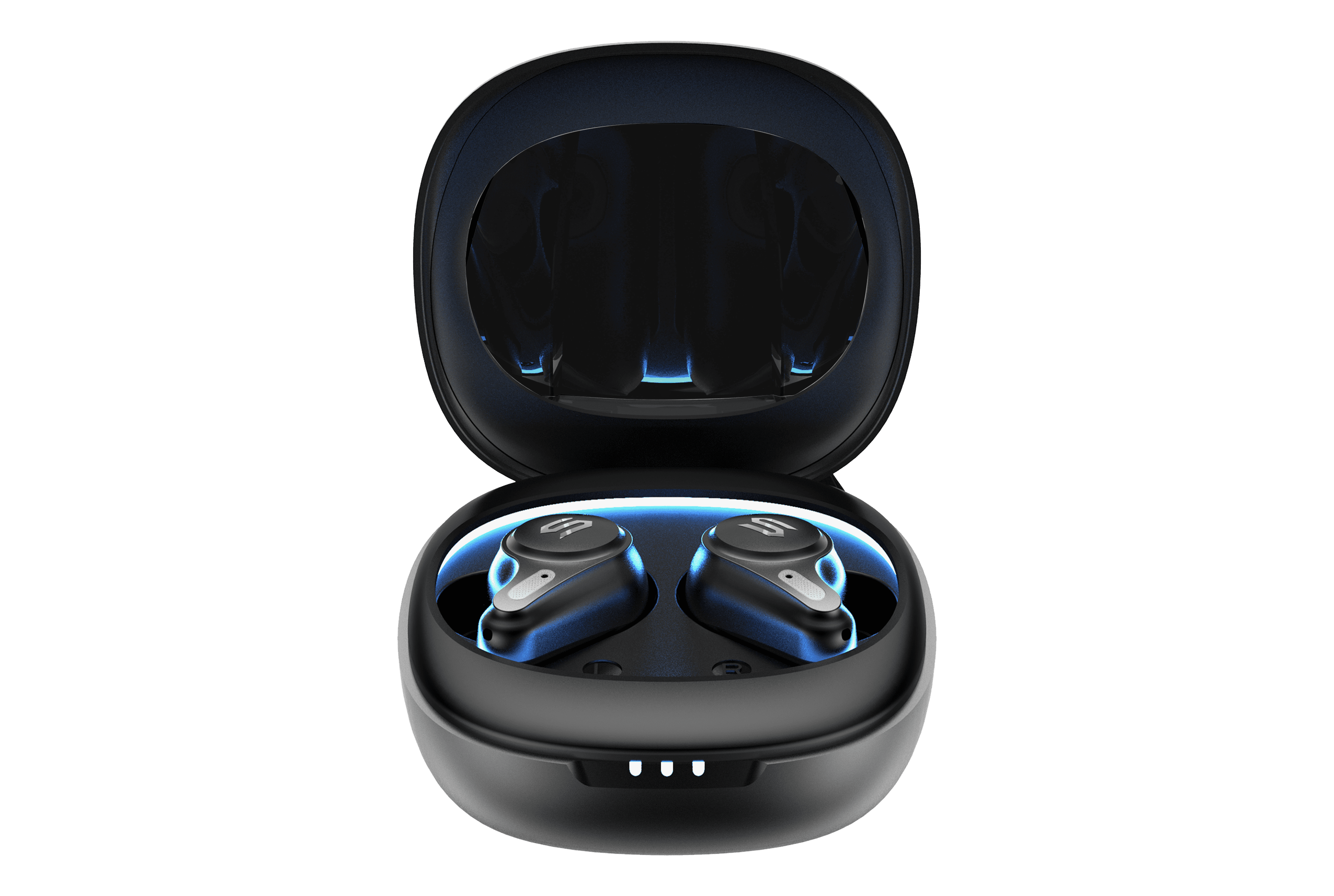 SOUL S-Tron True Wireless Earbuds with LED Light Ring (BLACK), , large image number 1