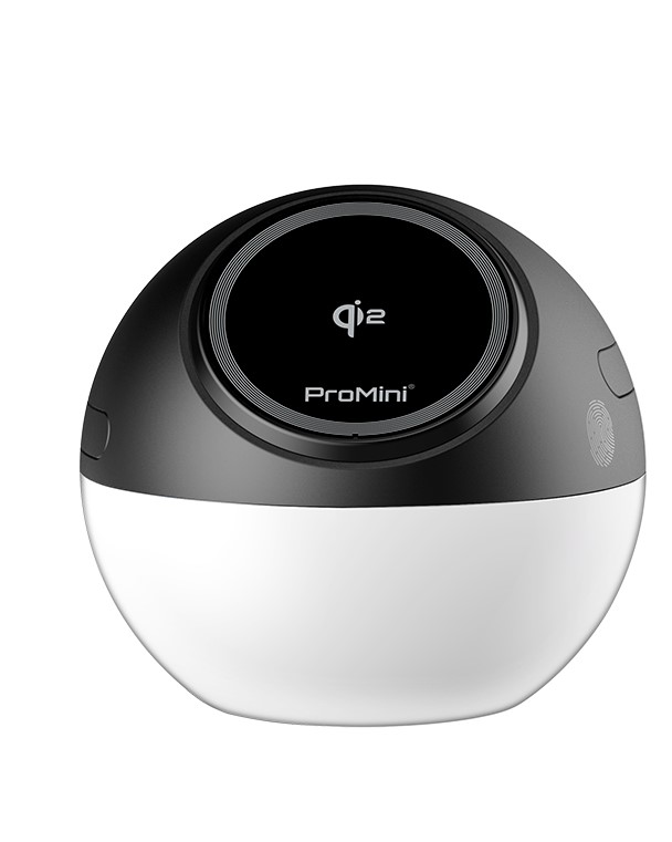 Magic-Pro - ProMini Cyber S 22.5W Qi2官方認證磁吸三合一無線快速充電座連火牛 - 黑色