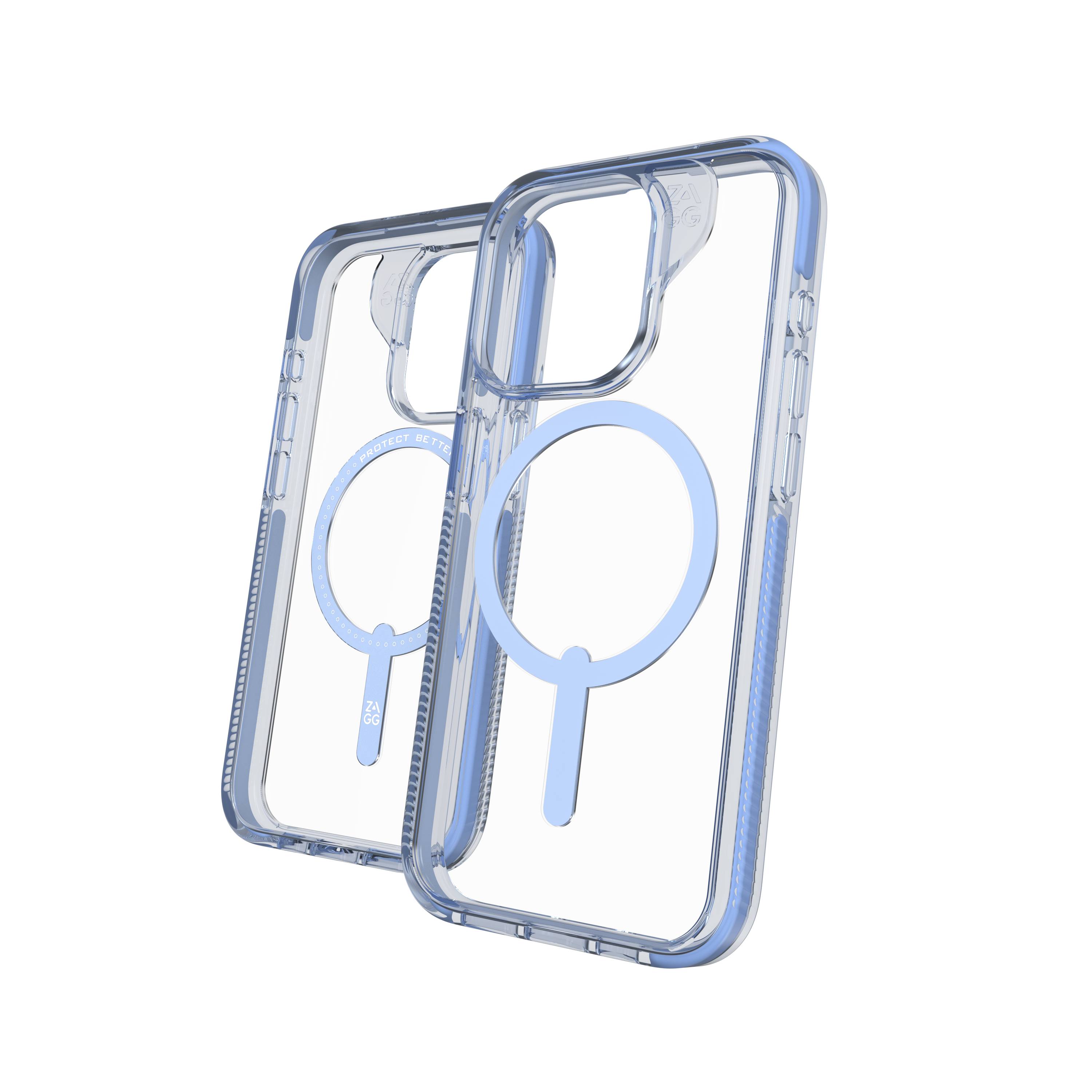 ZAGG Santa Cruz Snap Case (MagSafe) iPhone 15 Pro ClearBlue, Clear Blue, large image number 5